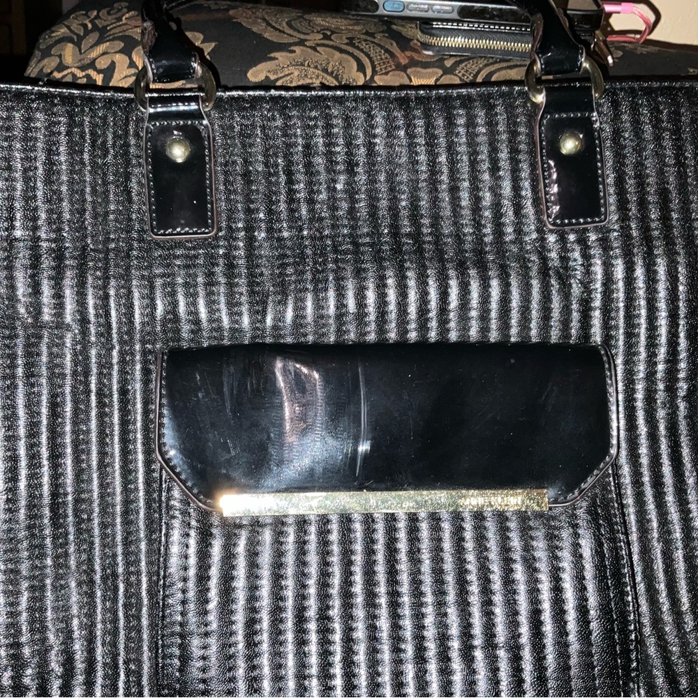 Anne Klein handbag quilted leather-Large